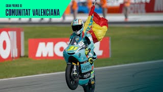 La celebración de Adrián Fernández tras su victoria | Gran Premio de la Comunitat Valenciana