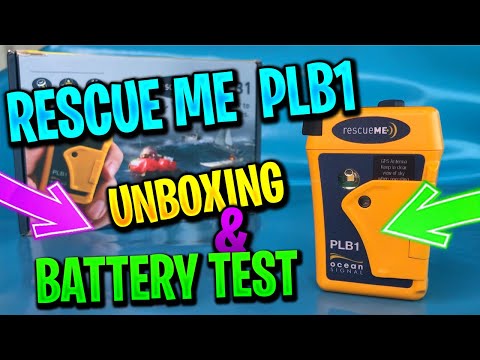 Ocean Signal RescueME PLB1 - Unboxing & Battery Test  | Personal Locator Beacon