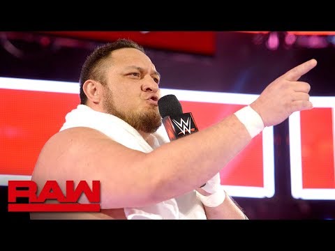 Samoa Joe Returns To Raw From Injury