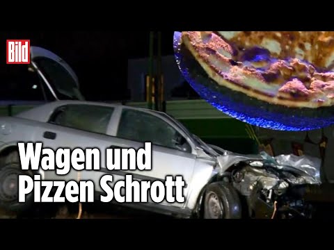 Unfall auf dem Gleis: Zug rammt Lieferwagen