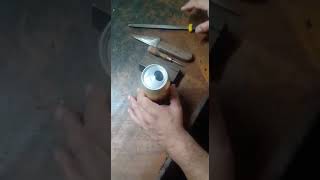 Para este verano. Cómo hacer un vaso con una lata de cerveza. (conservan más el frío) 👍