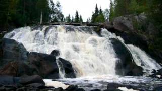 preview picture of video 'Карелобайк-2010 — Водопад на Тохмайоки'