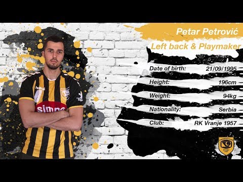 Petar Petrović - Left Back & Playmaker - HC Vranje 1957 - Highlights - Season 2018/19