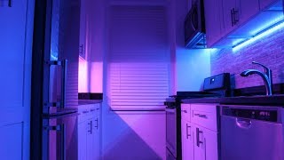 LED Strip Light Install (Under Cabinet LED Lighting)