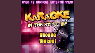 My Sweet Love Ain't Around (In the Style of Rhonda Vincent) (Karaoke Version)