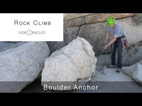 Boulder Anchor for Rock Climbing