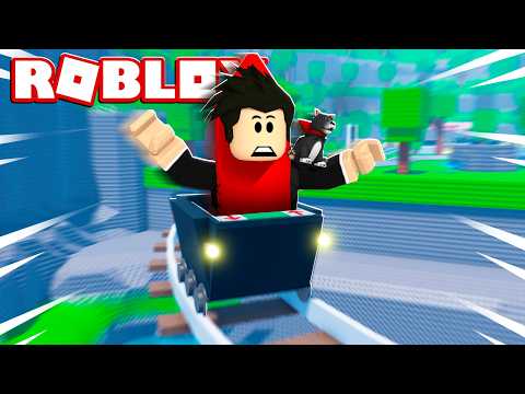 LOKIS NO TRENZINHO MUITO MALUCO | Roblox - Cart Ride Down a Mountain