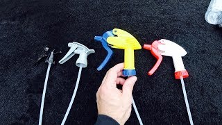 Auto Detailing Trigger Sprayers Demonstrated