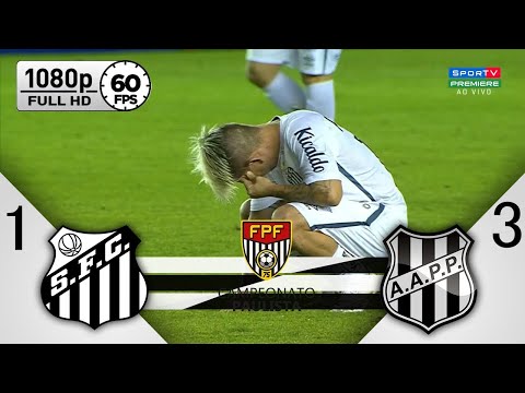 Santos 1 x 3 Ponte Preta - Gols & Melhores Momentos COMPLETO - Campeonato Paulista 2020