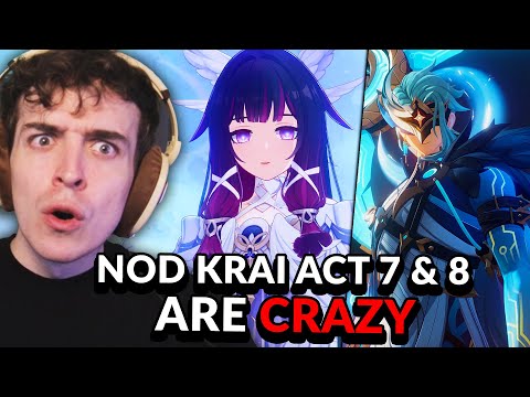 GENSHIN HAS PEAKED... Nod Krai Act 7 & 8 Archon Quest Luna 4 (6.3) FULL REACTION | Genshin Impact