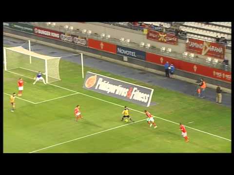 La Liga | Gol de Benja (0-1) en el Real Murcia - Girona FC | 03-11-2012 | J12
