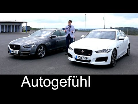 All-new Jaguar XE S V6 vs XE 20d Ingenium Portfolio FULL REVIEW test driven 2016