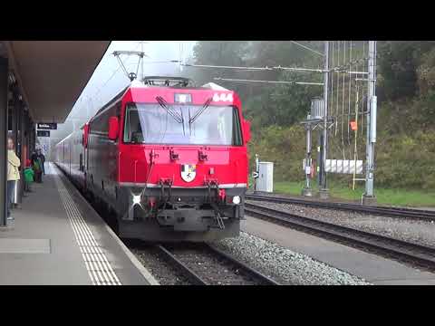 Die Albula - Bahn aus der Nähe betrachtet. / Video Nr. 80