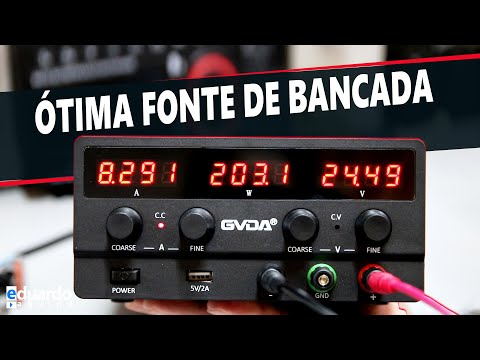 Fonte de Bancada Ajustável 30V 10A 300W GVDA