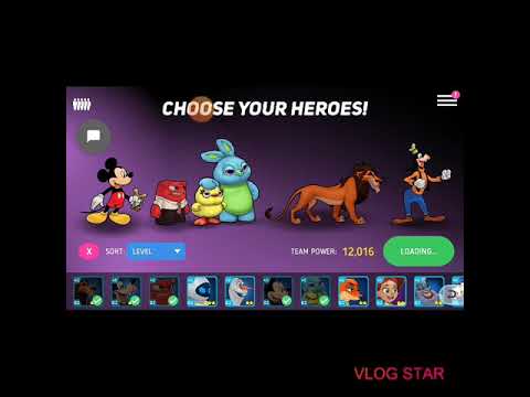 Let's play Disney heroes battle mode