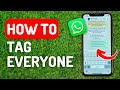 How to Tag Everyone in Whatsapp Group - Full Guide