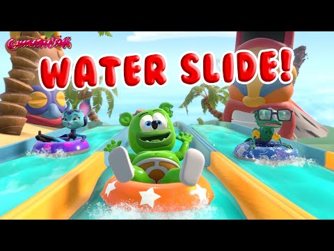Gummibär Water Slides POV Video