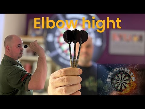 How to throw darts like a professional dart player (elbow hight)