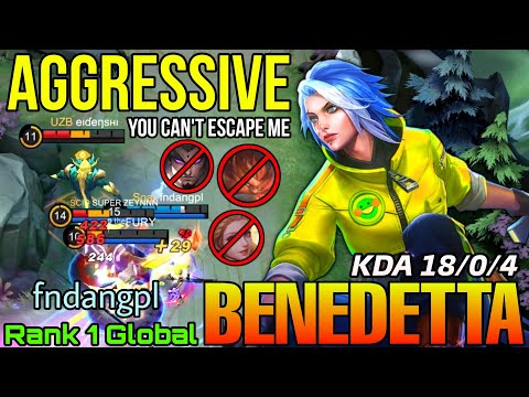 Aggressive Benedetta 100% Unstoppable Hyper - Top 1 Global Benedetta by fndangpl - Mobile Legends