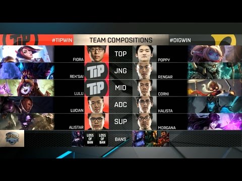 TIP vs DIG Highlights - TEAM IMPULSE vs TEAM DIGNITAS - NA LCS Week 3 - SPRING 2016