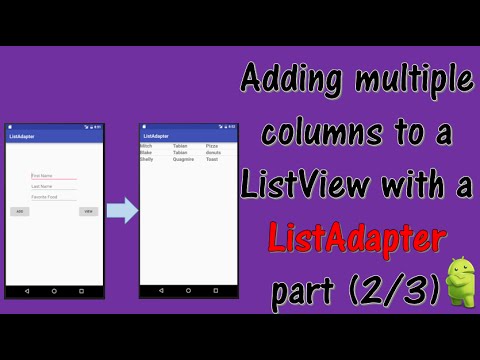 Adding multiple columns to your ListView part 2 3