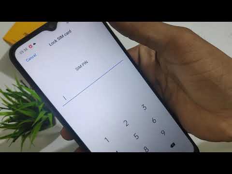 How to enable lock SIM in realme narzo 20 mobile phone lock SIM enable kaise kare