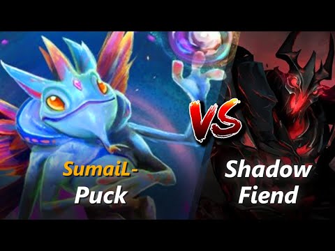 SumaiL- mid Puck vs Shadow Fiend | First 10 minutes