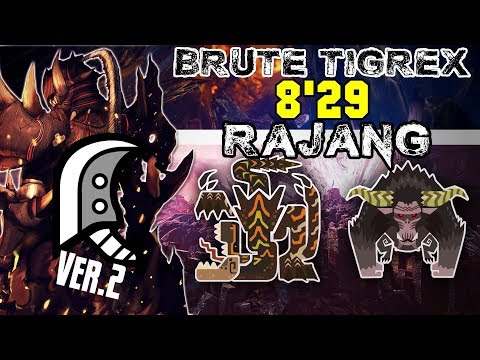 MHW: Iceborne - Brute Tigrex & Rajang | Solo [8'29] Greatsword