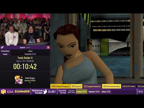 Tomb Raider II [Any%] by Cadarev - #ESASummer23