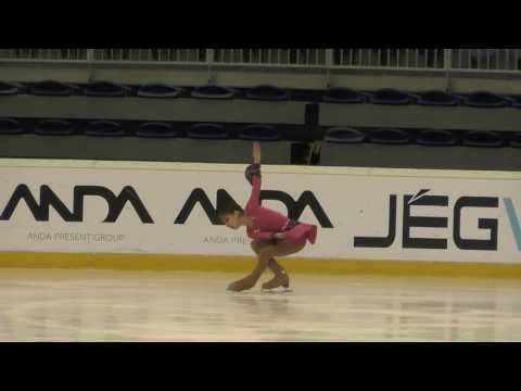 2016 Santa Claus Cup: Regina SCHERMANN (HUN) - FS Advanced Novice GIRLS - Free skating