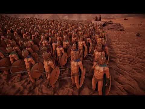 100.000 SPARTANS vs 100,000 EGYPTIAN SPEARMEN - Ultimate Epic Battle Simulator 2 UEBS2