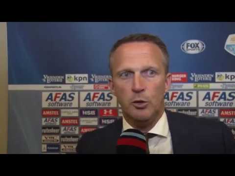 Reactie Van den Brom na AZ - FC Groningen
