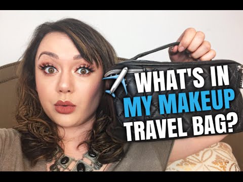 WHAT'S IN MY MAKEUP TRAVEL BAG?