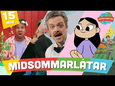 Långvideo - Midsommarlåtar med Barnplanten - Kompisbandet - Yankho - Minikompisarna