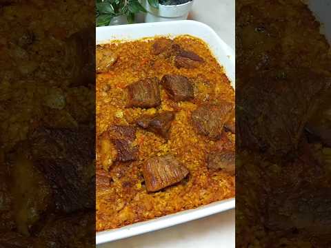 اطعم طاجن فريك باللحمه وهتدعولي🥩😋👍