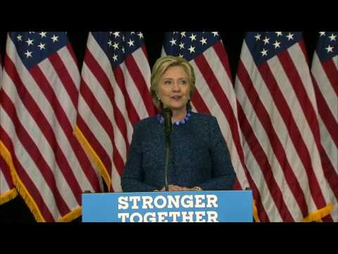 Hillary Clinton holds press conference about latest FBI email probe