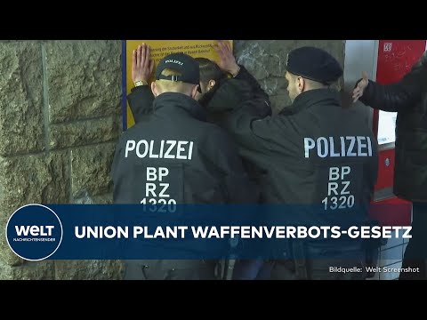 WAFFENVERBOT IN DEUTSCHLAND: CDU plant drastische Maßnahmen gegen Gefährder und Extremisten!