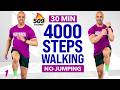 30 MIN 4000 Steps Walking Workout For Weight Loss WALK Day 1