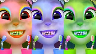 Kids learn colors with my talking angela funny cartoons for kids 2018