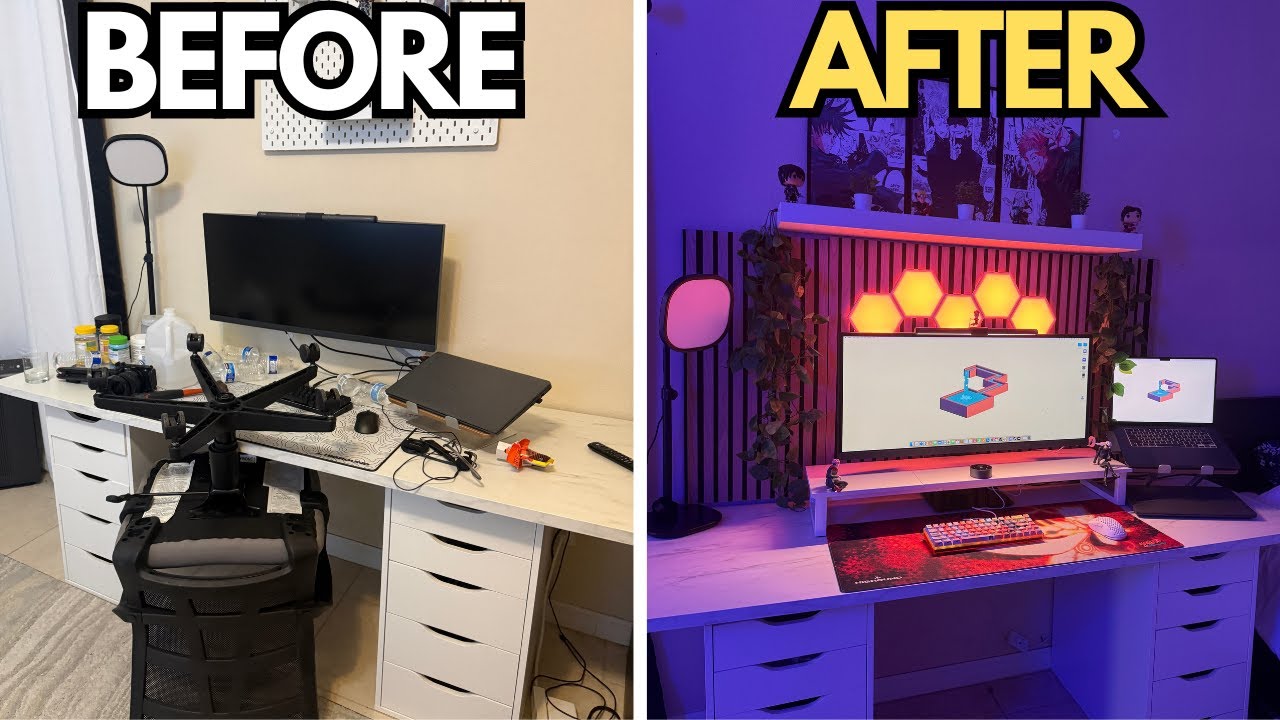 Transforming My Messy Setup Into My Dream Gaming Setup!