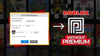 How To Send Your Friends Robux WITHOUT PREMIUM!