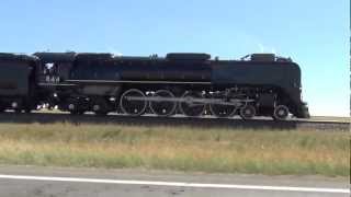 preview picture of video 'Union Pacific 844 South to Denver for Cheyenne Frontier Days Train Pt 1 of 7'