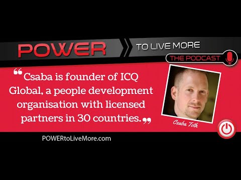 Csaba Toth on Show #181 : Why You Need Uncommon Sense - Power to Live more podcast by Jo Dodds