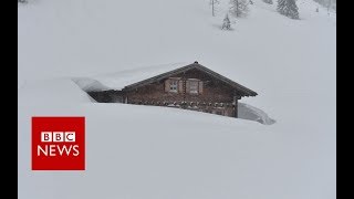 Europe battles worst snowfall in decades - BBC News