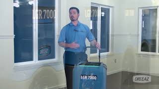 Dri-Eaz LGR 7000XLi Dehumidifier video thumbnail