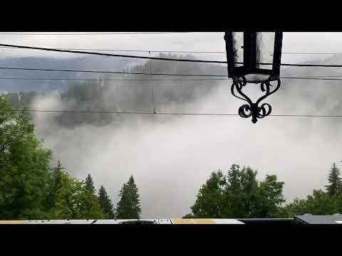 Flying FOG-Witches Timelapse Schanfigger NäbäLHäxe im Plessur Canyon. Graubünden Switzerland
