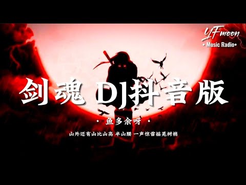 鱼多余呀 - 剑魂Soul of the Sword (DJ最火抖音版）「山外还有山比山高 半山腰 一声惊雷摇晃树梢」歌词版Pinyin lyrics | YFMOON ❤️