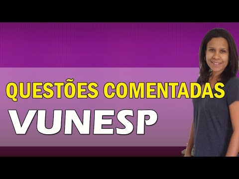 Questões Comentadas de Português Vunesp | Vídeo Demonstrativo