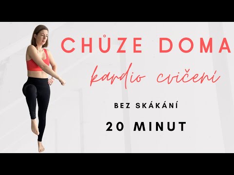CHŮZE DOMA👟| KARDIO CVIČEN&Iacute; 🔥| FIT V KAŽD&Eacute;M VĚKU💪🏻| 20 MINUT