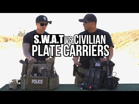 PLATE CARRIERS SETUPS - Civilian vs SWAT - Mission dictates gear